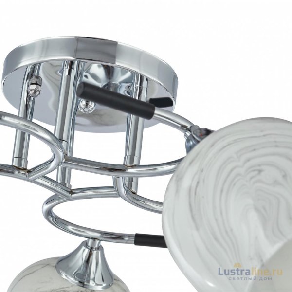 Потолочная люстра Arte Milano Amalfi 327985/5 CR+BK Потолочная люстра Arte Milano Amalfi 327985/5 CR+BK