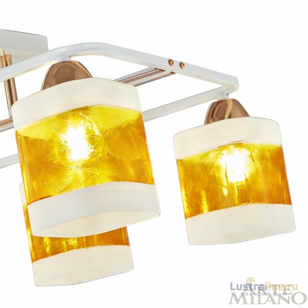 Потолочная люстра Arte Milano Amalfi 322008/6 WH+FG Потолочная люстра Arte Milano Amalfi 322008/6 WH+FG