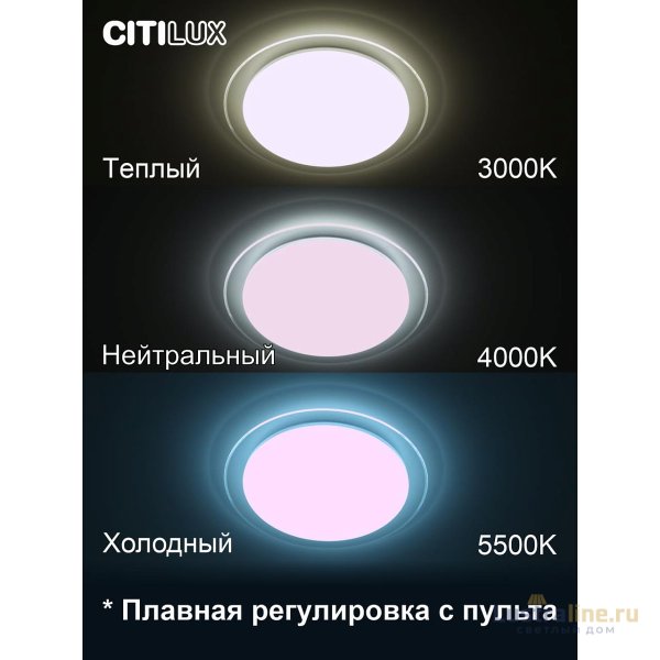 Потолочная люстра Citilux Спутник CL734330G Потолочная люстра Citilux Спутник CL734330G