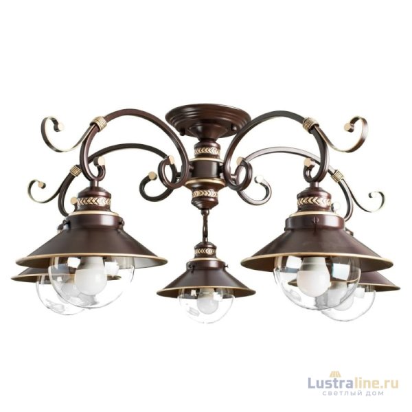 Потолочная люстра Arte Lamp 7 A4577PL-5CK Потолочная люстра Arte Lamp 7 A4577PL-5CK