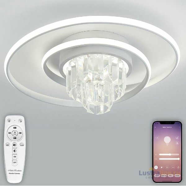 Потолочная люстра Natali Kovaltseva Crystal LED LAMPS 81115/1C