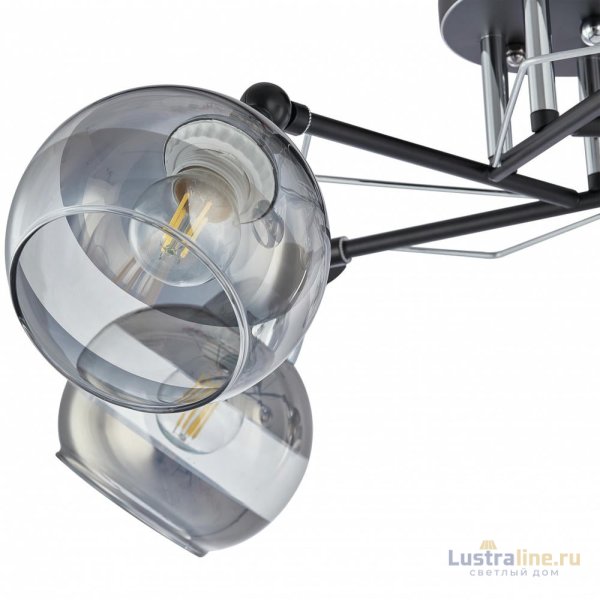 Потолочная люстра Arte Milano Amalfi 323685/5B BK+CR Потолочная люстра Arte Milano Amalfi 323685/5B BK+CR