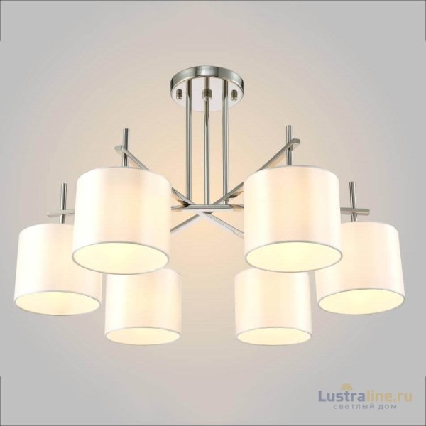 Потолочная люстра Crystal Lux Sergio PL6 Nickel Потолочная люстра Crystal Lux Sergio PL6 Nickel