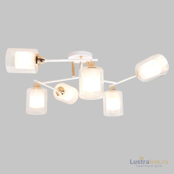 Потолочная люстра IMEX MD.2188-6-S-WH+FGD