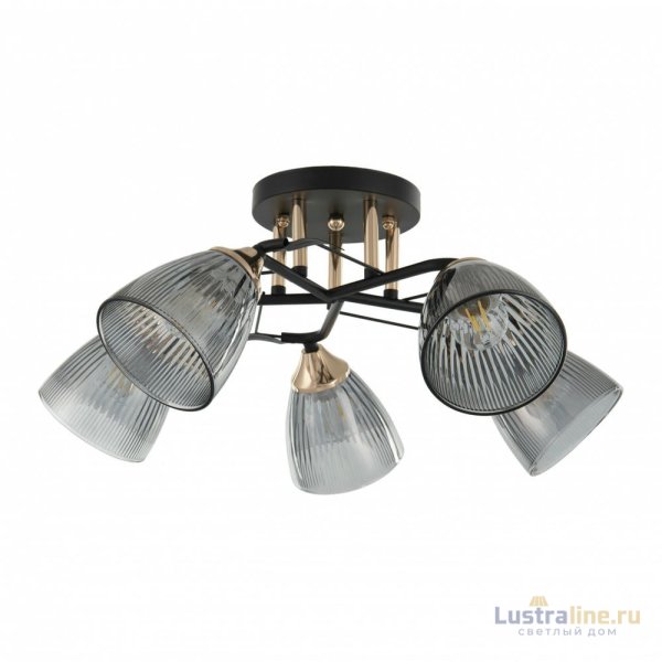 Потолочная люстра Arte Milano Amalfi 322610/5 BK+FG