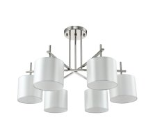 Потолочная люстра Crystal Lux Sergio PL6 Nickel