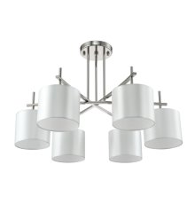Потолочная люстра Crystal Lux Sergio PL6 Nickel