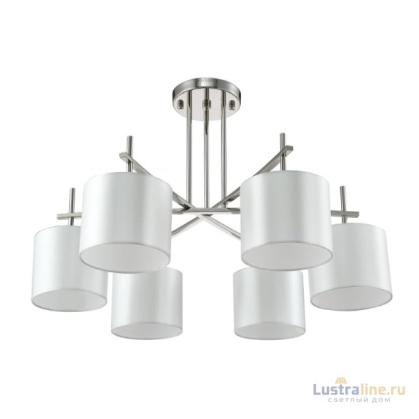 Потолочная люстра Crystal Lux Sergio PL6 Nickel Потолочная люстра Crystal Lux Sergio PL6 Nickel