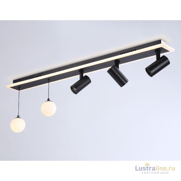 Потолочная люстра Ambrella Light Comfort LineTech FL66202 Потолочная люстра Ambrella Light Comfort LineTech FL66202