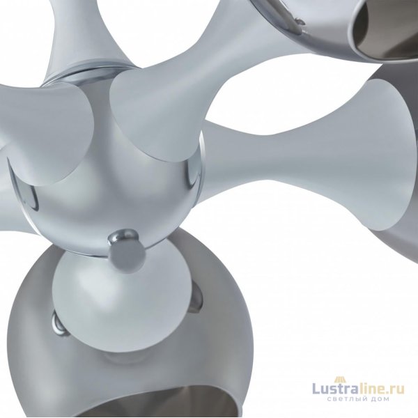 Потолочная люстра Arte Milano Napoli 329408/5 CR+WH Потолочная люстра Arte Milano Napoli 329408/5 CR+WH