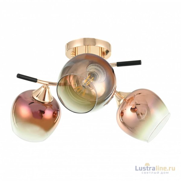 Потолочная люстра Arte Milano Amalfi 324985/3 FG+BK Потолочная люстра Arte Milano Amalfi 324985/3 FG+BK