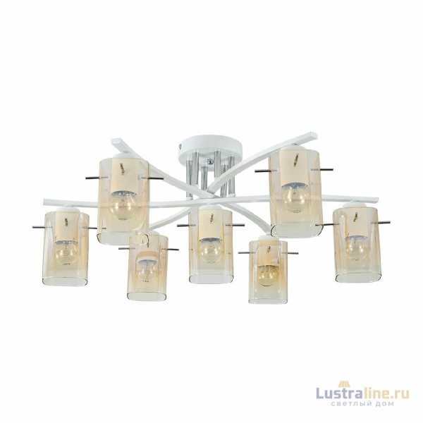 Потолочная люстра Escada Iberis 1101/7P White Потолочная люстра Escada Iberis 1101/7P White