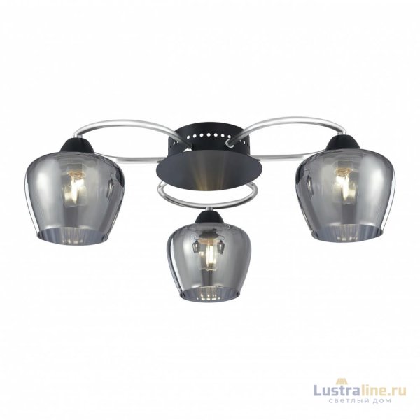 Потолочная люстра Arte Milano Amalfi 321508/3 CR+BK Потолочная люстра Arte Milano Amalfi 321508/3 CR+BK