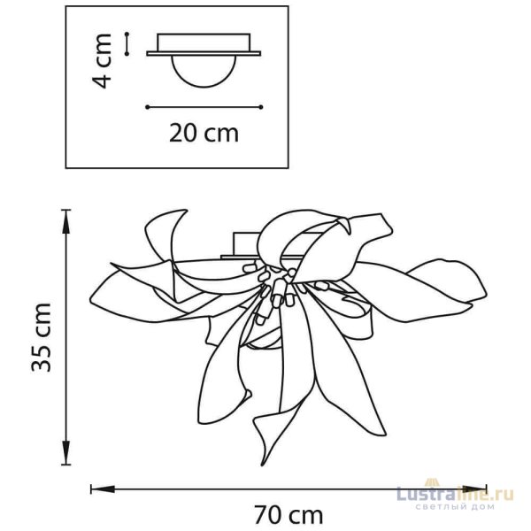 Потолочная люстра Lightstar Turbio 754169 Потолочная люстра Lightstar Turbio 754169