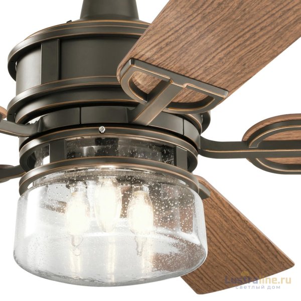 Люстра-вентилятор Kichler Lyndon patio KLF-LYNDON-52-OZ