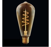 Лампа светодиодная диммируемая Voltega E27 4W 2800К прозрачная VG10-ST64GE27warm4W-FB 7077