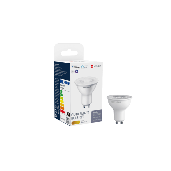 Умная светодиодная лампа Yeelight Smart bulb W1(Dimmable) GU10 4,8W 2700K YLDP004