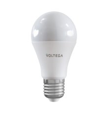 Лампа светодиодная Voltega E27 9W 2700К груша матовая 2429