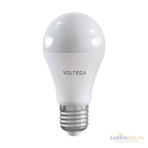 Лампа светодиодная Voltega E27 9W 2700К груша матовая 2429
