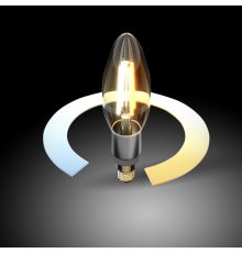 Умная светодиодная лампа Elektrostandard свеча прозрачная E14 5W 4200/6500/3300K 4690389174209