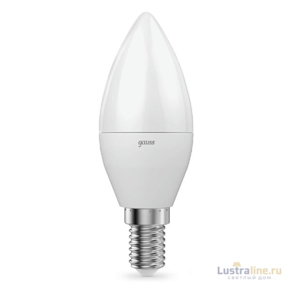 Лампа светодиодная диммируемая Gauss E14 7W 3000K матовая 103101107-D