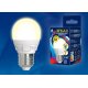 Лампа светодиодная диммируемая (UL-00004302) Uniel E14 7W 3000K матовая LED-G45 7W/3000K/E14/FR/DIM PLP01WH