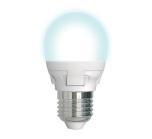 Лампа светодиодная диммируемая (UL-00004301) Uniel E27 7W 4000K матовая LED-G45 7W/4000K/E27/FR/DIM PLP01WH УЦ