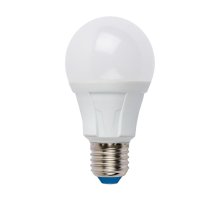 Лампа светодиодная диммируемая (UL-00004288) Uniel E27 12W 6500K матовая LED-A60 12W/6500K/E27/FR/DIM PLP01WH