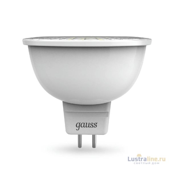 Лампа cветодиодная диммируемая Gauss GU5.3 5W 4100K матовая 101505205-D Лампа cветодиодная диммируемая Gauss GU5.3 5W 4100K матовая 101505205-D