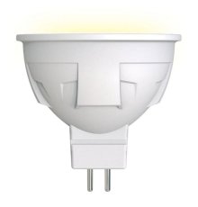 Лампа светодиодная диммируемая (UL-00003991) Uniel GU5.3 6W 3000K матовая LED-JCDR 6W/WW/GU5.3/FR/DIM PLP01WH