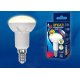 Лампа светодиодная диммируемая (UL-00004709) Uniel E14 7W 4000K матовая LED-R50 7W/4000K/E14/FR/DIM PLP01WH