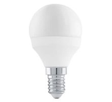Лампа светодиодная диммируемая Eglo E14 6W 3000K шар матовый 11583 УЦ