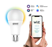 Лампа светодиодная диммируемая Gauss E27 8,5W 2700-6500K матовая 1130112