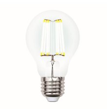 Лампа светодиодная филаментная (UL-00002872) Uniel E27 7W 3000K LED-A60-7W/WW/E27/CL/DIM GLA01TR