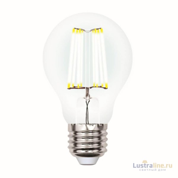 Лампа светодиодная филаментная (UL-00002872) Uniel E27 7W 3000K LED-A60-7W/WW/E27/CL/DIM GLA01TR Лампа светодиодная филаментная (UL-00002872) Uniel E27 7W 3000K LED-A60-7W/WW/E27/CL/DIM GLA01TR
