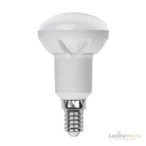 Лампа светодиодная диммируемая (UL-00004709) Uniel E14 7W 4000K матовая LED-R50 7W/4000K/E14/FR/DIM PLP01WH