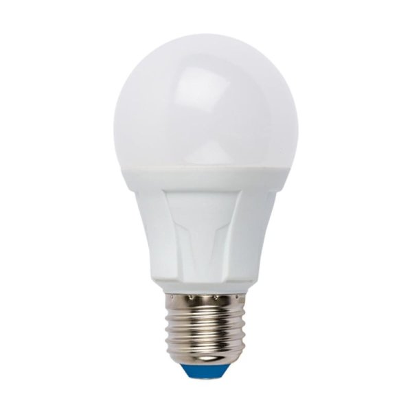 Лампа светодиодная диммируемая (UL-00004285) Uniel E27 10W 6500K матовая LED-A60 10W/6500K/E27/FR/DIM PLP01WH