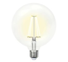 Лампа светодиодная филаментная (UL-00004860) Uniel E27 15W 3000K прозрачная LED-G125-15W/3000K/E27/CL PLS02WH