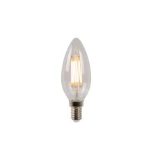 Светодиодная филаментная диммируемая лампа Lucide E14 4W 2700K cвеча 49023/04/60