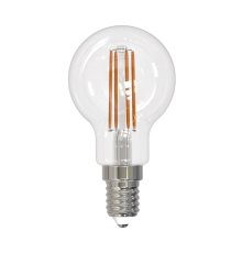 Лампа светодиодная филаментная (UL-00005176) Uniel E14 11W 3000K прозрачная LED-G45-11W/3000K/E14/CL PLS02WH
