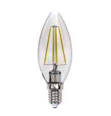 Лампа светодиодная филаментная (UL-00005899) Uniel E14 13W 3000K прозрачная LED-C35-13W/3000K/E14/CL PLS02WH