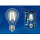 Лампа светодиодная филаментная (UL-00004865) Uniel E27 15W 4000K прозрачная LED-G95-15W/4000K/E27/CL PLS02WH