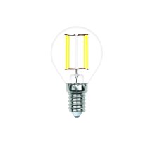 Лампа светодиодная филаментная Volpe E14 7W 3000K шар прозрачный LED-G45-7W/3000K/E14/CL/SLF UL-00008318