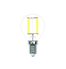 Лампа светодиодная филаментная Volpe E14 7W 3000K шар прозрачный LED-G45-7W/3000K/E14/CL/SLF UL-00008318