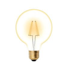 Лампа светодиодная филаментная (UL-00002359) Uniel E27 6W 2250K прозрачная LED-G95-6W/GOLDEN/E27 GLV21GO