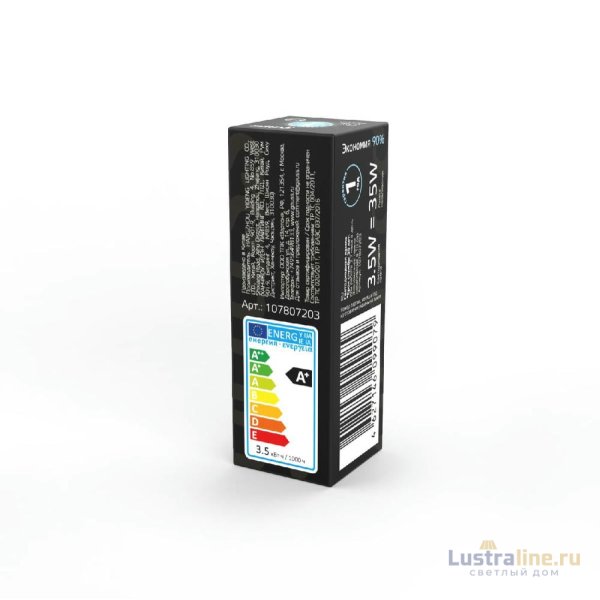 Лампа светодиодная Gauss G4 3.5W 4100K прозрачная 107807203 Лампа светодиодная Gauss G4 3.5W 4100K прозрачная 107807203