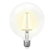 Лампа светодиодная филаментная (10534) Uniel E27 10W 3000K прозрачная LED-G125-10W/WW/E27/CL PLS02WH Лампа светодиодная филаментная (10534) Uniel E27 10W 3000K прозрачная LED-G125-10W/WW/E27/CL PLS02WH