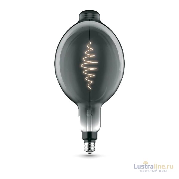Лампа светодиодная филаментная Gauss E27 8,5W 1800K серая 152802005