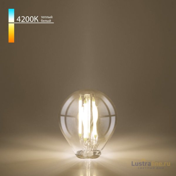 Филаментная светодиодная лампа Elektrostandard Mini Classic E14 6W 4200K 4690389173233 Филаментная светодиодная лампа Elektrostandard Mini Classic E14 6W 4200K 4690389173233