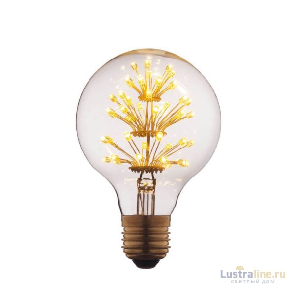 Лампа светодиодная филаментная Loft IT E27 3W прозрачная G8047LED Лампа светодиодная филаментная Loft IT E27 3W прозрачная G8047LED